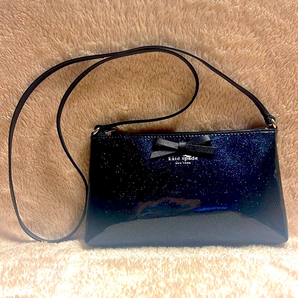 KATE SPADE NEW YORK Amy Mavis Street Glitter Crossbody
